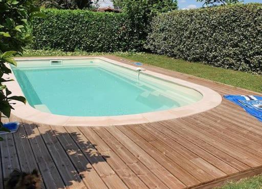Villa avec piscine, 3 chambres,clim, jardin privé