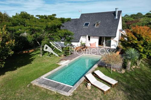 Villa avec piscine - calme absolu 5 min des plages