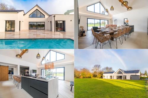 Villa avec piscine proche mer pour 12 personnes - Bretagne