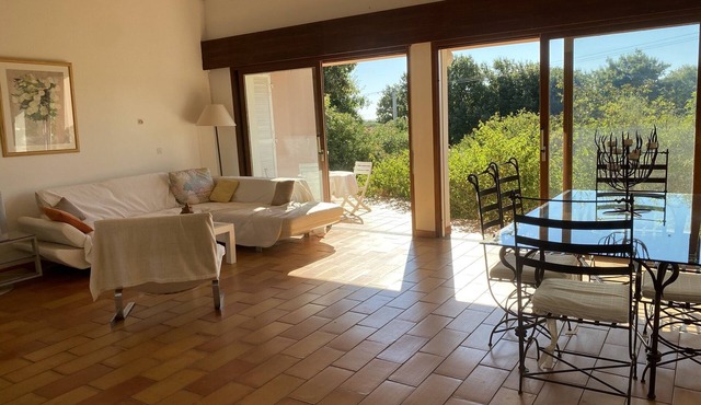 Villa avec un grand jardin