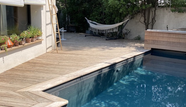 Villa « B » Piscine, Quartier Arceaux/agriculture, Idéal Famille