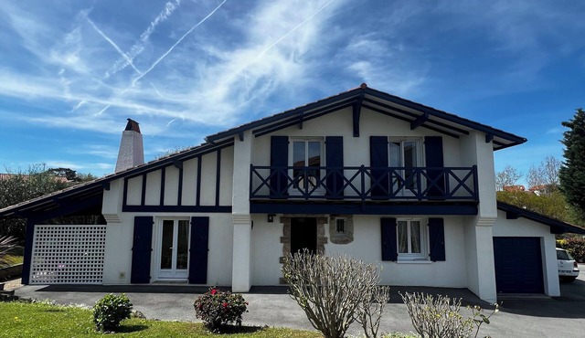 Villa Basque, Plage à 8 min à Pied, Jardin, Parking