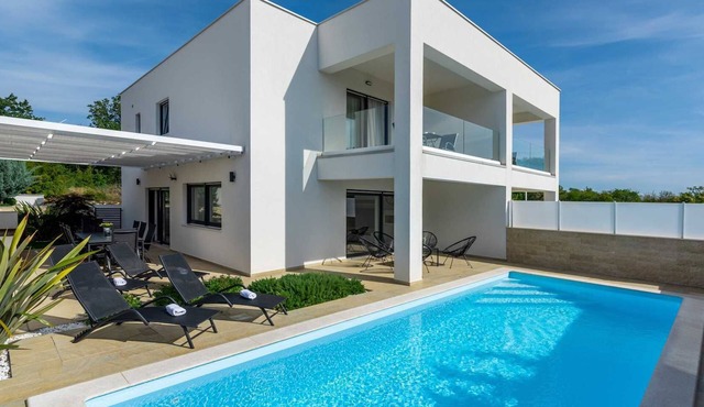 Villa Bella Vista Primo - contemporary villa with a private pool near a beach by MyWaycation