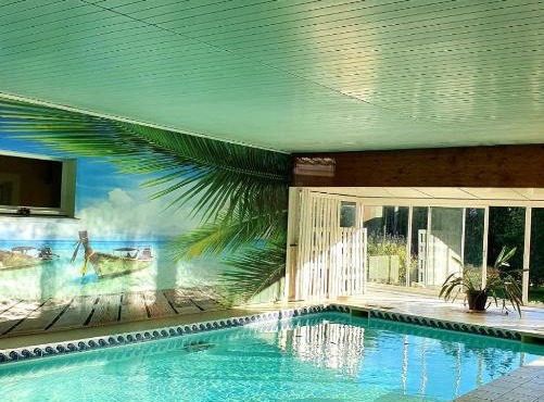 Villa Berman Piscine Intérieure Jardin Cuisine d'été