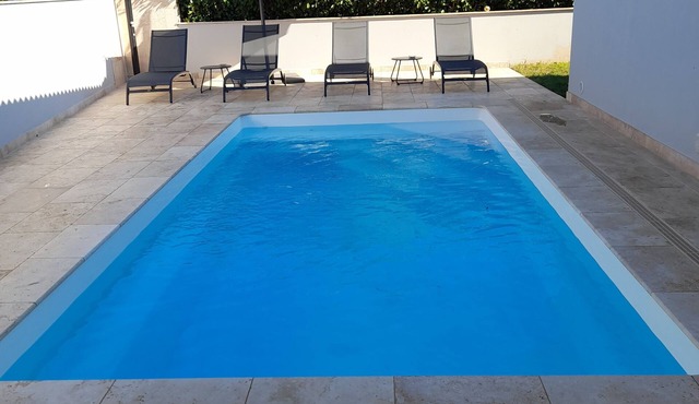 Villa between sea and land