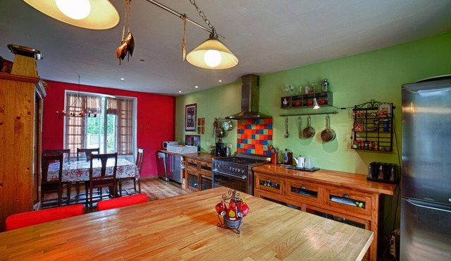 Villa Blanche opposite the Chateau de Murol for 10/11 pers Rating 3 stars