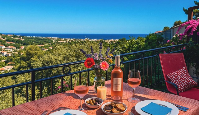 Villa Bleu Azur – Private Elegance with Sea & Mountain Views