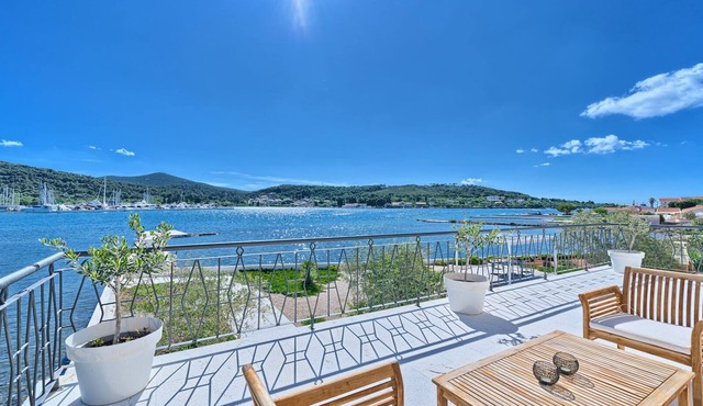 Villa Blue Bay - beachfront villa with a pool for 10 guest on island Ugljan by MyWaycation