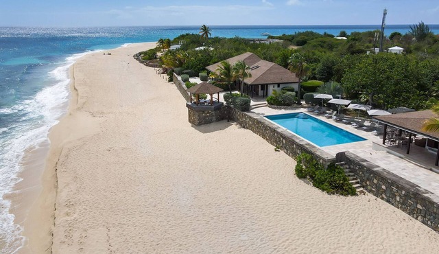 Villa Blue Beach | Beach Front - Located in Exquisite Baie Longue with Private Pool