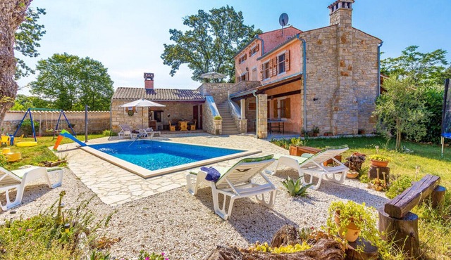 Villa Boduleri for 9 people in Central Istria with private pool & children playground