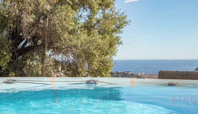Villa Bonnard in Nice : Sea and city View & Pool