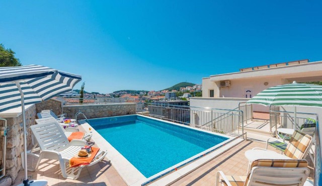 Villa Borna Apartments - Deluxe Two Bedroom Apartment with Terrace and Sea View - br. 8