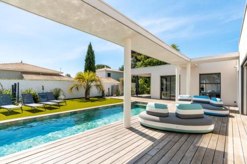 Villa Boston luxury home with pool and Cali vibes