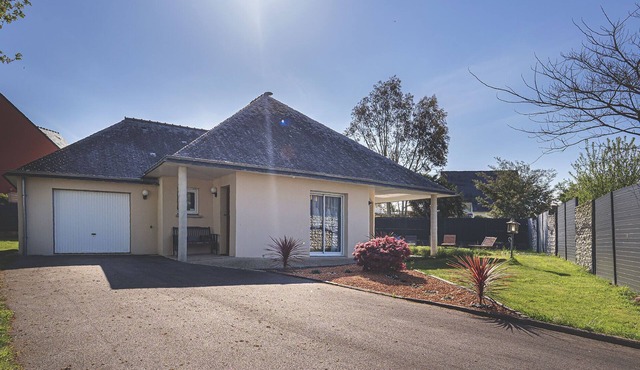 VILLA Bungalow, garden, Spa TERRE et MER comfort 4 clés Morbihan sud