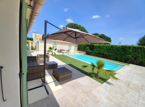 Villa Césarine 4 étoiles, 8 pers, 4 chambres, piscine privée, poolhouse, clim