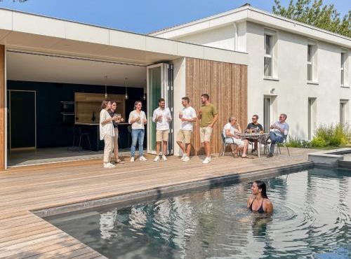 Villa calme avec piscine et spa à Mérignac Proche hôpital tram et parc d activité