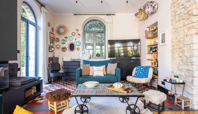 Villa Campestra avec piscine, terrasses et jardin