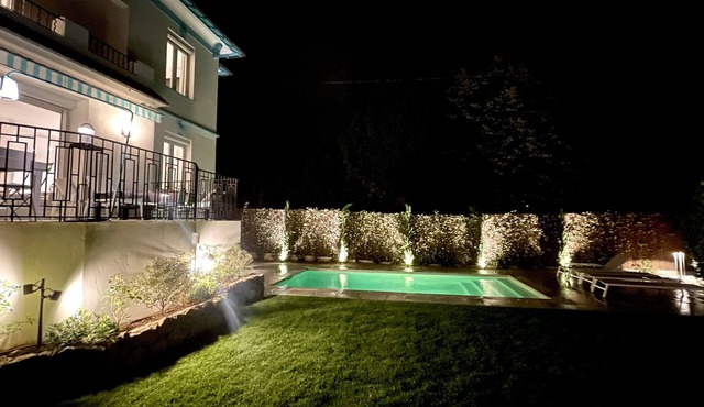 Villa Cannes, pool, garden, fireworks view, ideal for family
