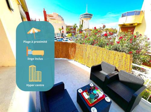 Villa Cantarela, Palavas plage, Vue mer