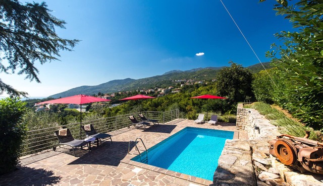 Villa Capra Verde - private pool, oasis of peace, 150 m as the crow flies to the sea, Opatija