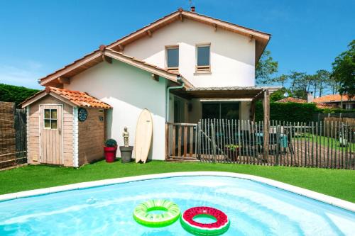 VILLA CASA KOKO 10 PERS piscine chauffée, pétanque, ping pong VIEUX-BOUCAU
