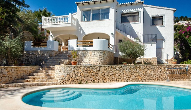 Villa 'Casa Mar Y' with Sea View, Wi-Fi and Air Conditioning