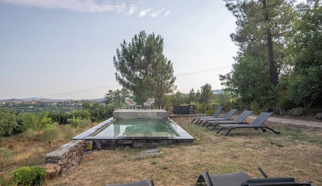 Villa Celeste Ardeche – Modern Villa with Mountain Views, Pool & Garden