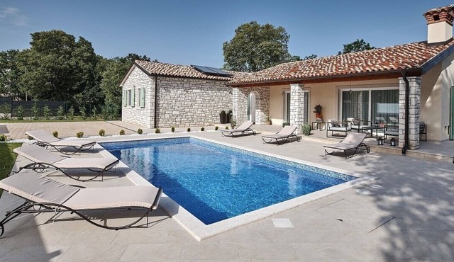 Villa Celtis with a pool and mini wellness