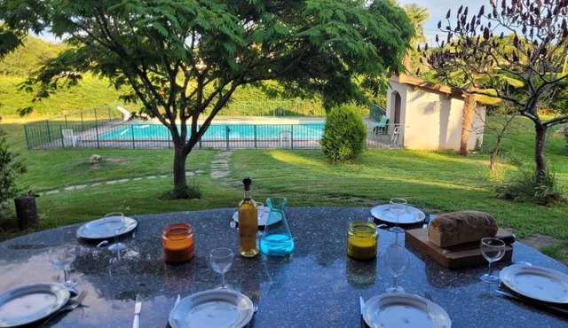 Villa "Clair Soleil" with beautiful garden and large swimming pool.