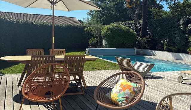 Villa classified 4*,heated pool, air conditioning.