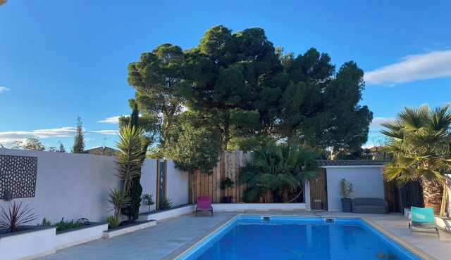 Villa Clemati, 140m2, Climatisation, Piscine 11m/5, 4 Chambres, Plage à 4 km