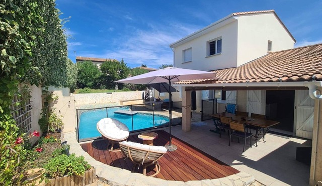 Villa Climatisée Avec Piscine