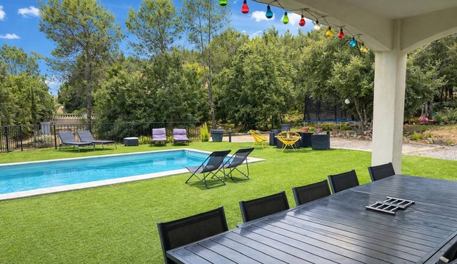-Villa Coco 180 m² with garden, private pool and petanque