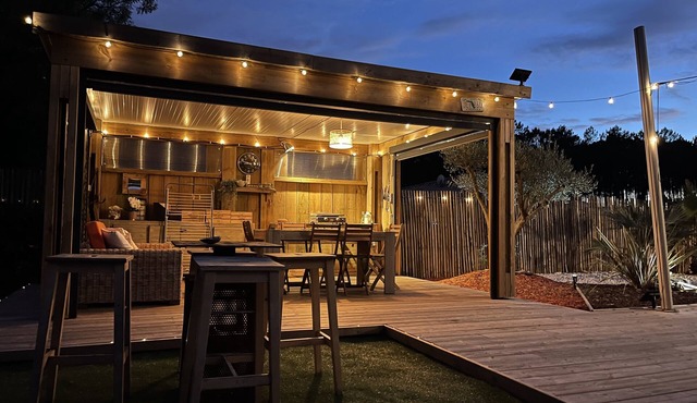 Villa Confort 8 voyageurs Léon with heated pool* Nature Landes Surf Océan