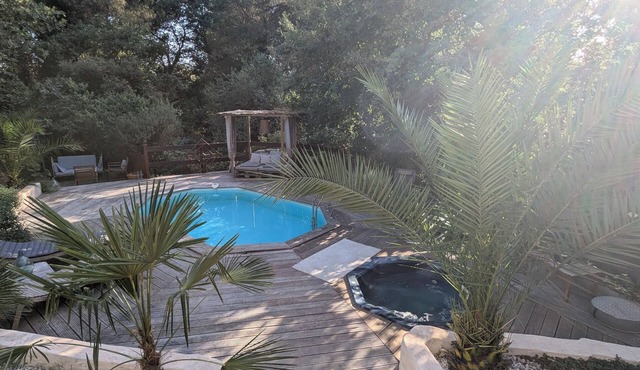 Villa corner of paradise house with swimming pool