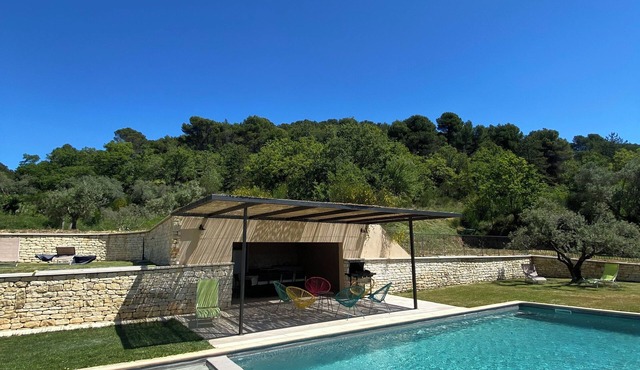 Villa Cucuron, on the heights of Luberon