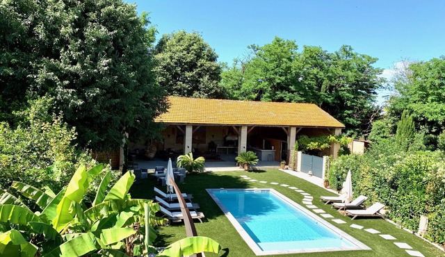 Villa D'architecte Avec Piscine Dans Ancien Domaine Viticole à 10min de la Plage