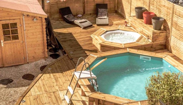 Villa de 2 chambres avec piscine privee sauna et jardin clos a Audincourt