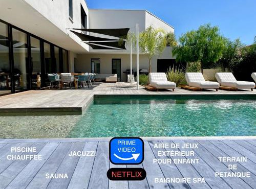 Villa de luxe piscine jacuzzi