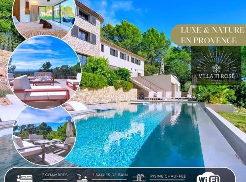 Villa de Prestige au Calme avec piscine chauffée et Vue exceptionnelle