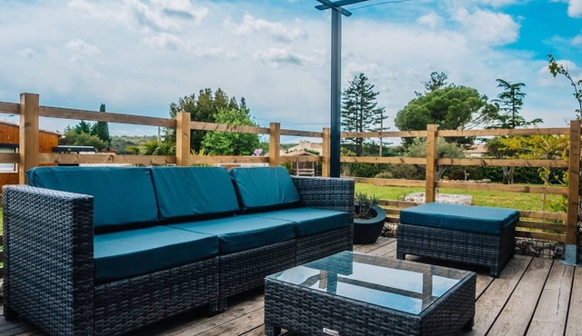 Villa de Standing Avec Piscine et Jacuzzi Pour 8 Personnes