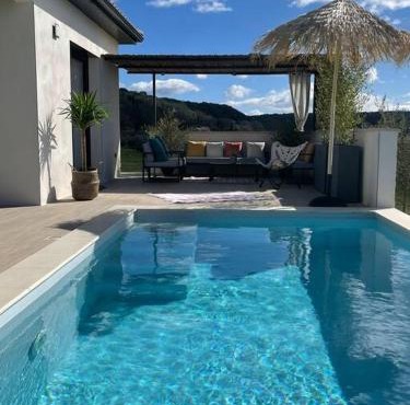 Villa de vacances avec piscine Lussan(proche Uzes)
