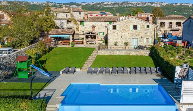Villa Denis Village in Central Istria for 28 people pet friendly complex of 4 stone houses