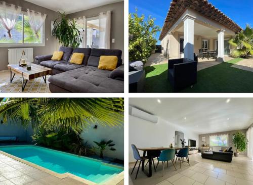 Villa des Perdrix - Piscine et Clim - 120m2