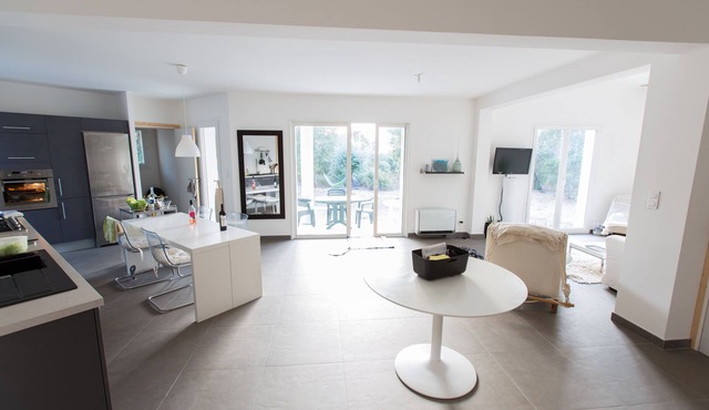 Villa design 3 bedrooms sea view beach walk Algajola