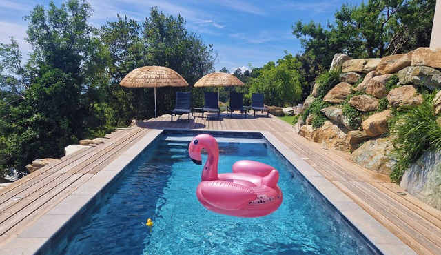 Villa Dexception Pour 6 Pers Avec Piscine Privée sur les Hauteurs de Bastia