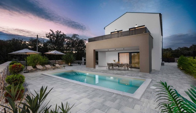 Villa Divine with pool - an oasis of peace on the island of Krk