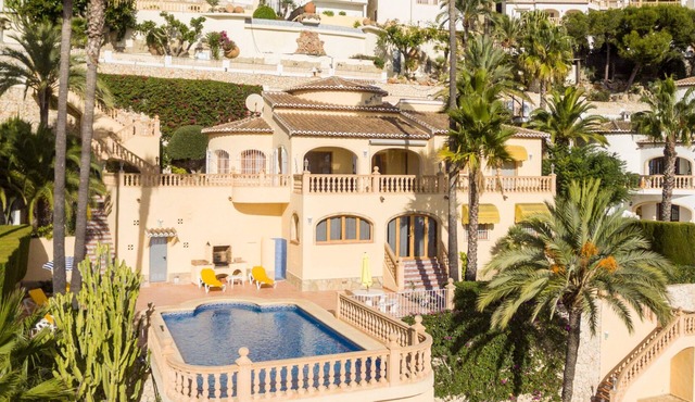 Villa Don Ernesto in Moraira with private pool panoramic views of the sea WIFI