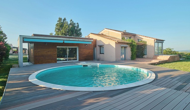 Villa du Mas Rose at Saint-Gilles in the Gard region of the Costières de Nîmes.