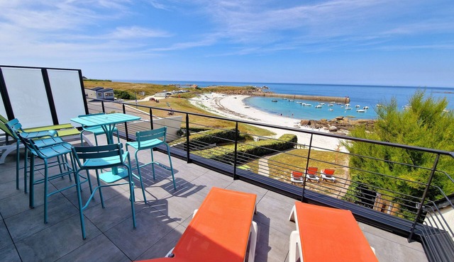 Villa du Port, 8 Personnes, Accès Direct à la Plage, vue Panoramique